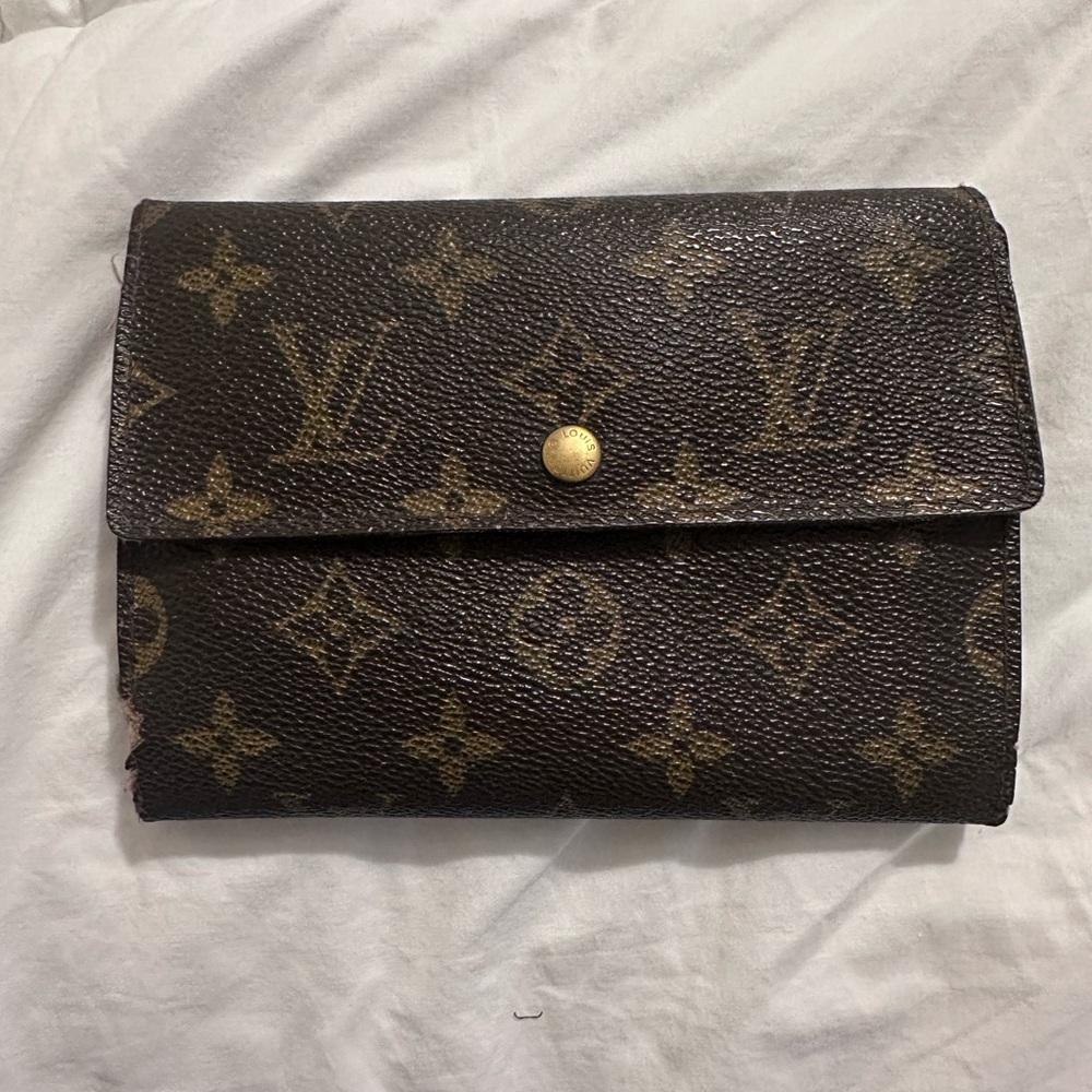 Louis Vuitton Dark Brown Monogram Clutch
